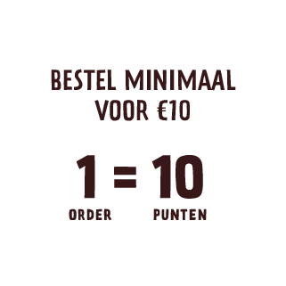 Bestel voor minimaal €10 aan pizza